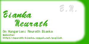 bianka meurath business card